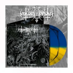 NOKTURNAL MORTUM - To The Gates Of Blasphemous Fire 2LP  Half Yellow & Blue Vinyl, Ltd. Ed.