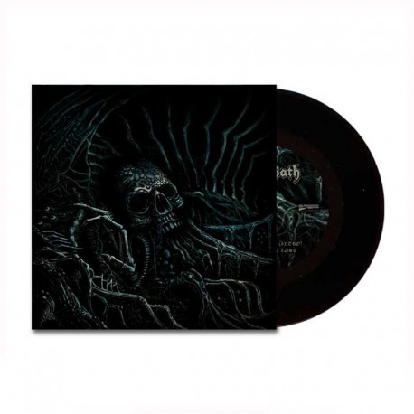 WOMBBATH/PAGANIZER - Hymns To Rot 7", Split, Black Vinyl, Ed. Ltd.