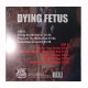 DYING FETUS - Killing On Adrenaline LP Vinilo Blanco, Ed. Ltd.