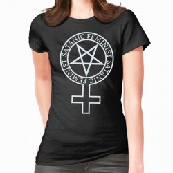 Camiseta Negra SATANIC FEMINIST