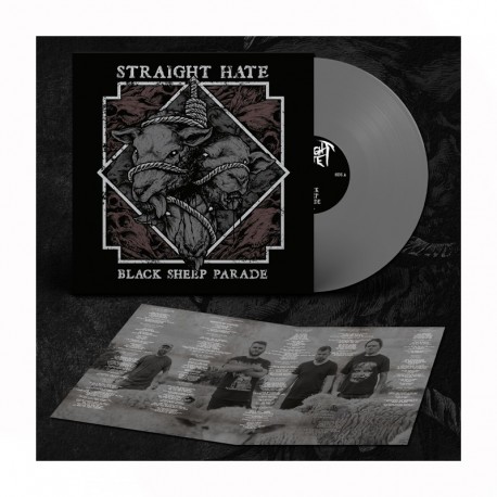 STRAIGHT HATE - Black Sheep Parade LP Grey Vinyl, Ltd. Ed.