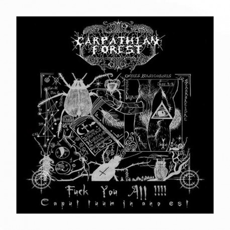 CARPATHIAN FOREST - Fuck You All!!!! (Caput Tuum In Ano Est)  LP  Black Vinyl, Ltd.Ed.