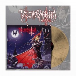 NECROMANTIA - Crossing The Fiery Path LP Beer & Black Marble Vinyl, Ltd. Ed.