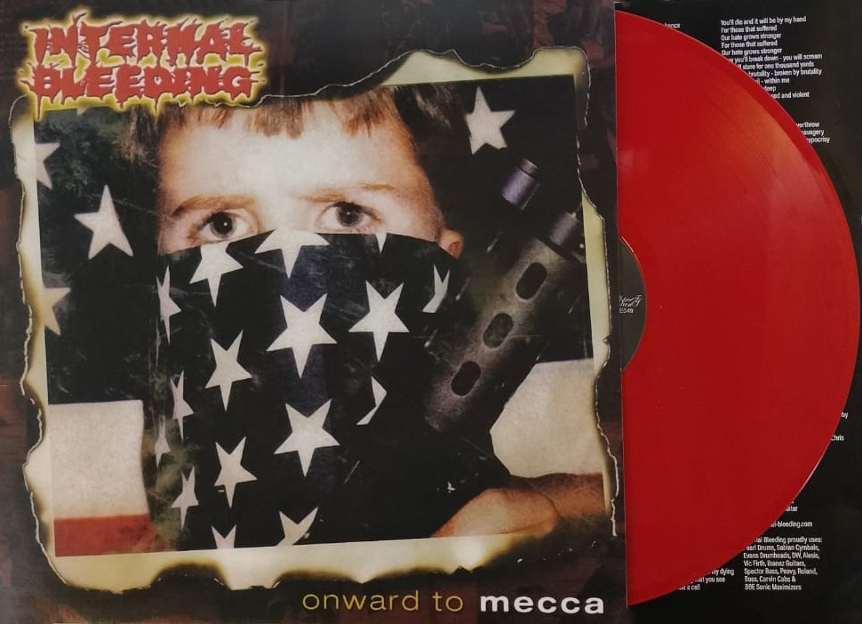 INTERNAL BLEEDING - Onward To Mecca LP, Red Vinyl, Ltd.Ed.