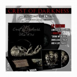 CREST OF DARKNESS - Welcome The Dead LP+CD (Bonus), Ltd. Ed.