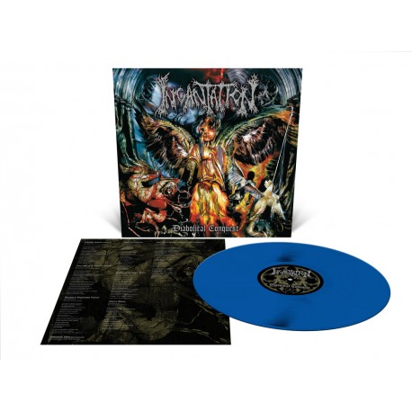 INCANTATION - Diabolical Conquest LP, Vinilo Azul (Aqua)