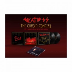 DEATH SS - The Cursed Concert 2LP , Black Vinyl , Ltd. Ed. DELUXE