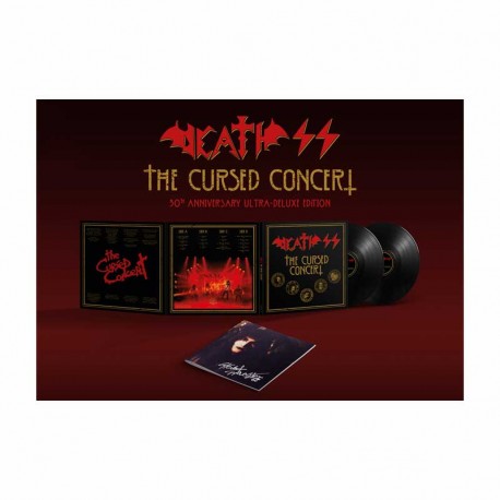 DEATH SS - The Cursed Concert 2LP , Black Vinyl , Ltd. Ed. DELUXE