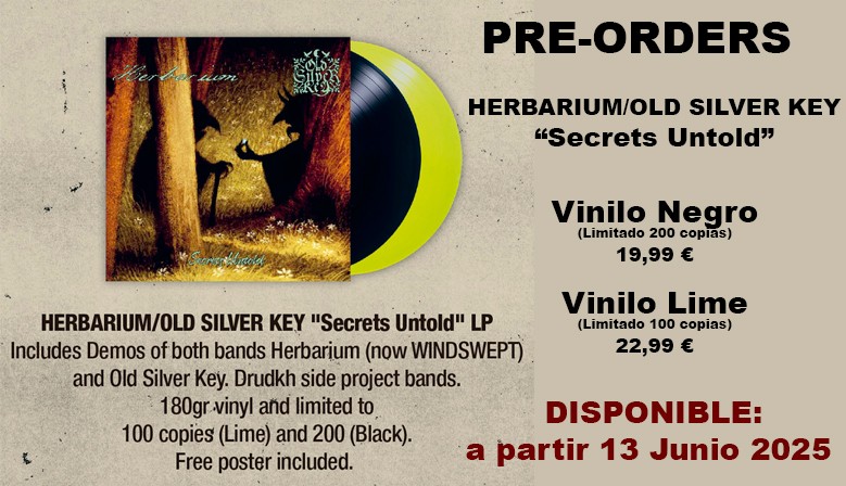 HERBARIUM / OLD SILVER KEY - Secrets Untold LP,