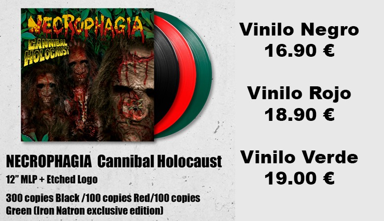 NECROPHAGIA-Cannibal Holocaust preorder