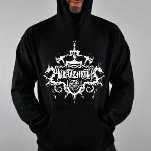Sudadera Negra BLAZEMTH (logo blanco)