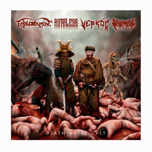 KARMAK/EMBLOODYMENT/RUTHLESS/VEPOÇ - Death metal Cult LP