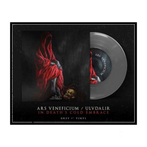 ARS VENEFICIUM/ULVDALIR - In Death's Cold Embrace 7" Split , Vinilo Gris, Ed. Ltd.