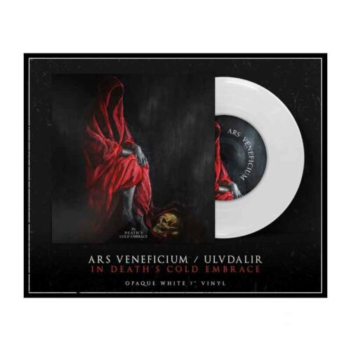 ARS VENEFICIUM/ULVDALIR - In Death's Cold Embrace 7" Split , Vinilo Blanco Opaco, Ed. Ltd.
