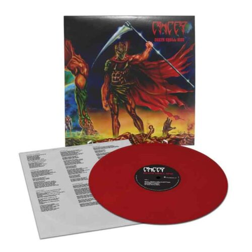 CANCER - Death Shall Rise LP, Vinilo Rojo