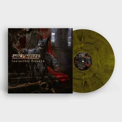 HOLY MOSES - Invincible Friends LP, Vinilo Amarillo/Negro Marbled, Ed. Ltd.