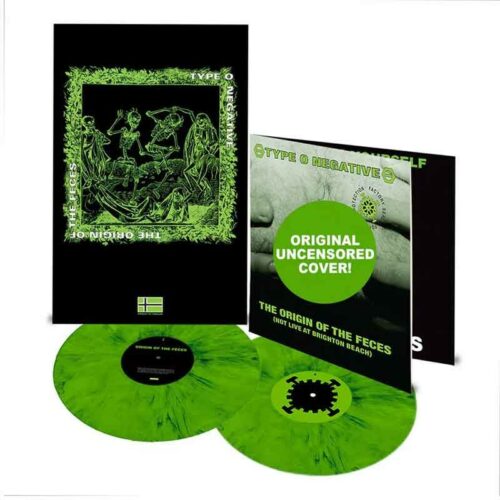 TYPE O NEGATIVE - The Origin Of The Feces (Not Live At Brighton Beach) 2LP, Vinilo Verde/Negro Marble