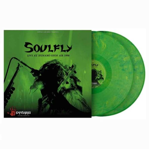 SOULFLY - Live At Dynamo Open Air 1998 2LP, Vinilo Verde/Amarillo Marbled, Ed. Ltd.