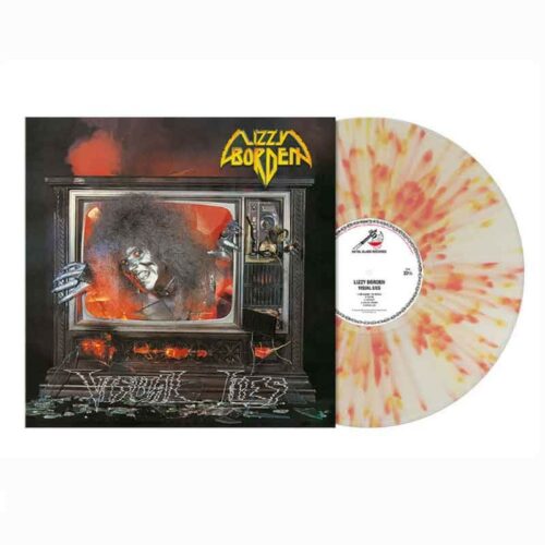 LIZZY BORDEN - Visual Lies LP, Vinilo Clear Red & Yellow Splatter, Ed. Ltd. Numerada