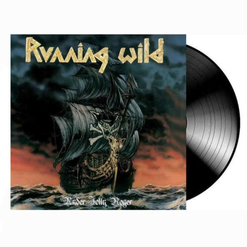 RUNNING WILD - Under Jolly Roger LP, Vinilo Negro