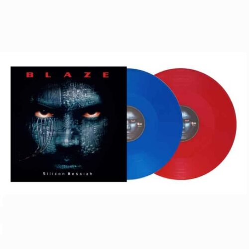 BLAZE BAYLEY - Silicon Messiah 2LP, Vinilo Azul y Rojo, Edición 25 Aniversario