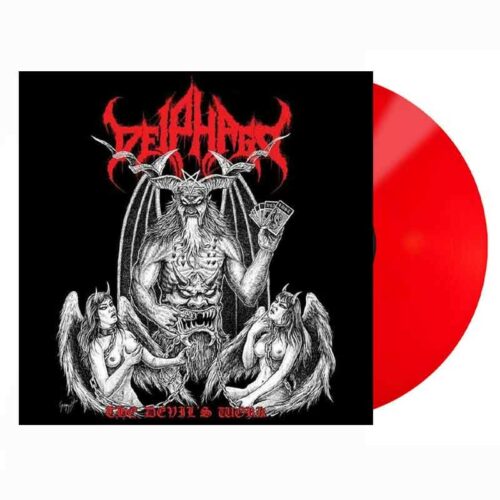 DEIPHAGO - The Devil's Work LP, Vinilo Rojo