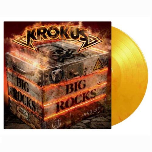 KROKUS - Big Rocks LP, Vinilo Flaming, Ed. Ltd. Numerada