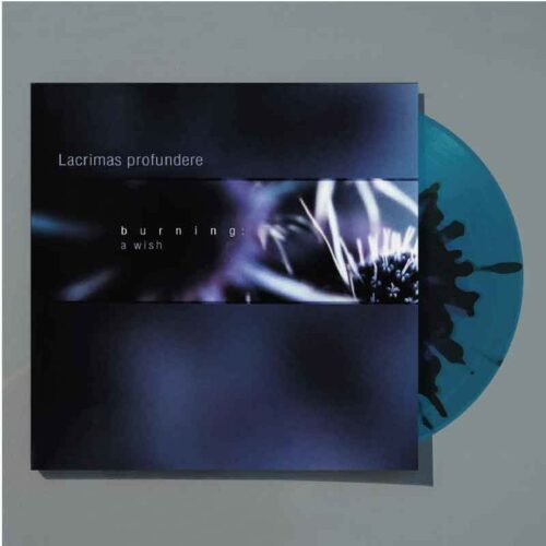 LACRIMAS PROFUNDERE - Burning: A Wish LP, Vinilo Blue & Black Splatter, Ed. Ltd.