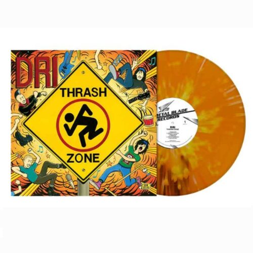 D.R.I. - Thrash Zone LP, Vinilo Orange Yellow White Splatter