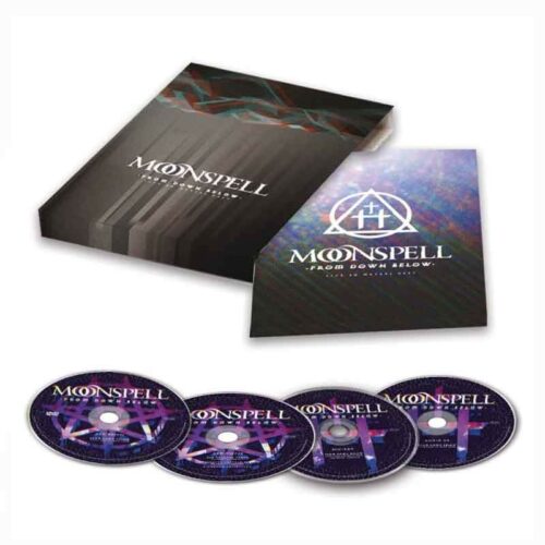 MOONSPELL - From Down Below (Live 80 Meters Deep) - A5 Digipak CD + 2DVD + Bluray, Ed. Ltd.