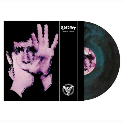 CORONER - Mental Vortex LP, Vinilo Blue/Black Marble, Ed. Ltd.