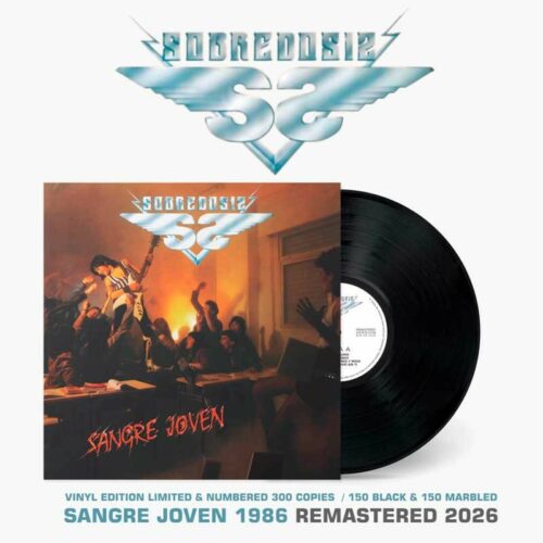 SOBREDOSIS - Sangre Joven LP, Vinilo Negro, Ed. Ltd.