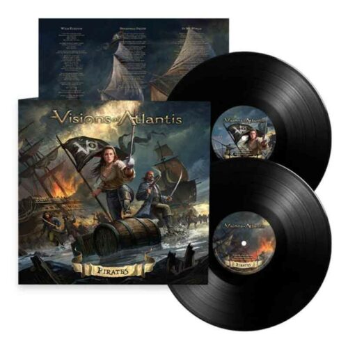 VISIONS OF ATLANTIS - Pirates 2LP, Vinilo Negro