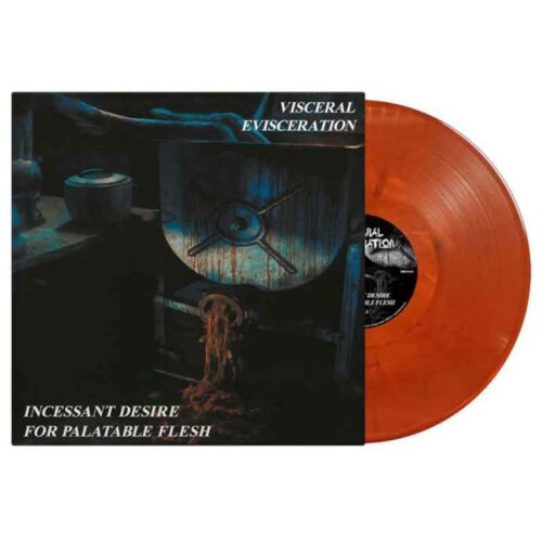 VISCERAL EVISCERATION - Incessant Desire For Palatable Flesh LP, Vinilo Naranja/Verde Marbled, Ed. Ltd.